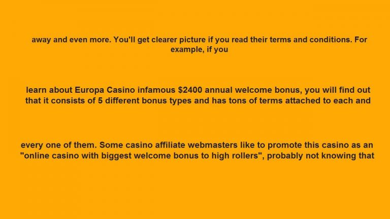 How Much Do Online Casino Affiliates Make