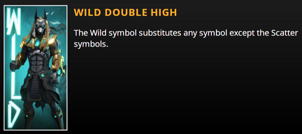 Sands of Space Online Slot Game Double High Wild Symbols