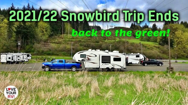 2021/22 Snowbird Trip Wraps Up – More Columbia River Gorge + Veterans Museum & Casino Stopover in WA