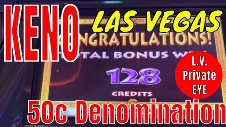 Casino KENO Las Vegas up to $8 Bet CLEOPATRA Keno 50 Cent Denomination and more VARIOUS PATTERNS