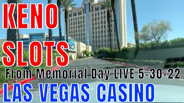 PALACE STATION SESSION from 5-30-22 Live – JUST THE GAMBLING KENO SLOTS – REPLAY Las Vegas Gaming