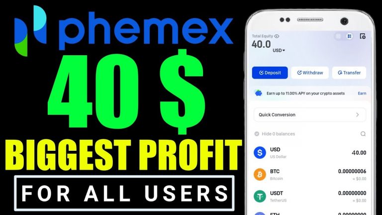 Phemex New Offer 40$ Pr Account Explain | How To Get Free 40$ Instant Withdraw