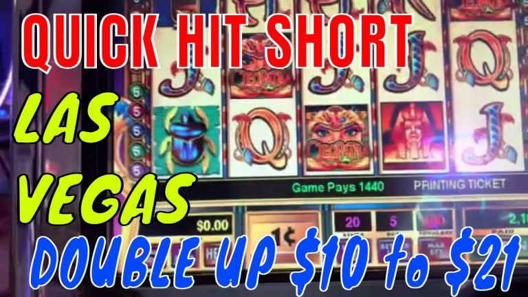 Cleopatra SLOT QUICK HIT – Cash out ahead – LAS VEGAS