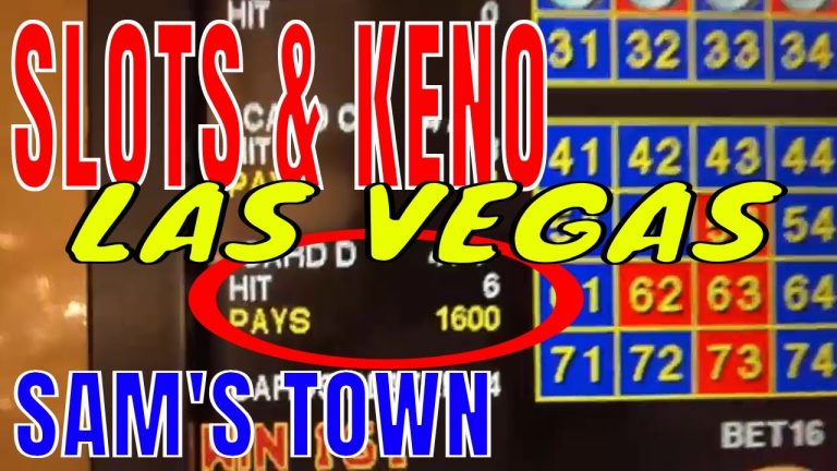 KENO 6 of 7 HIT Multiple Times Las Vegas Content and Fun – Casino’s Gambling LAS VEGAS LATE NIGHT