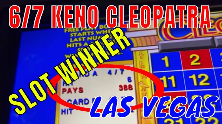 KENO Hit and Slot machine Play – LAS VEGAS CASINO BONUS!!! 3x Winner