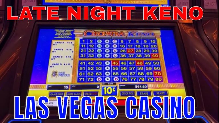 Keno Late Night Las Vegas Content and Fun – Travel – Food – Casino’s – Investigations –