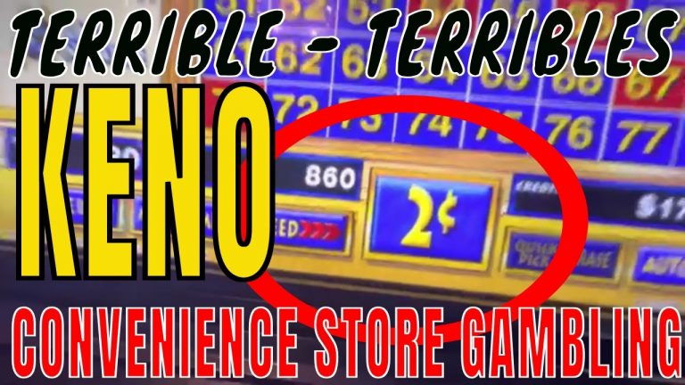 Terrible Keno at terrible – The Case of the Missing BUG – Harry D Tries to Land The BONUS FREE PLAY