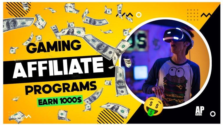 Affiliate program for gamers | Top 5 Affiliate program for gamers Earn 999$ extra