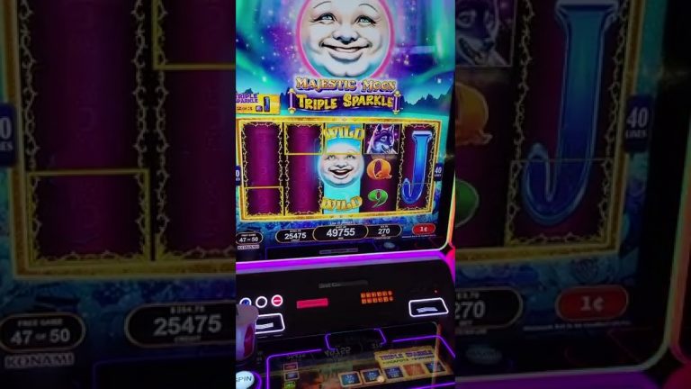 Majestic Moon. 50 Free spins Major Won . Over $900 bonus.