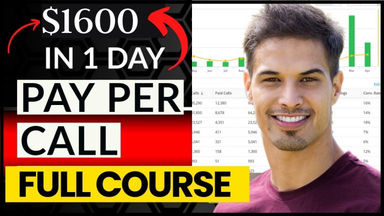 Pay Per Call Affiliate Marketing: How I Make $1600/Day Money Online Using Marketcall Program