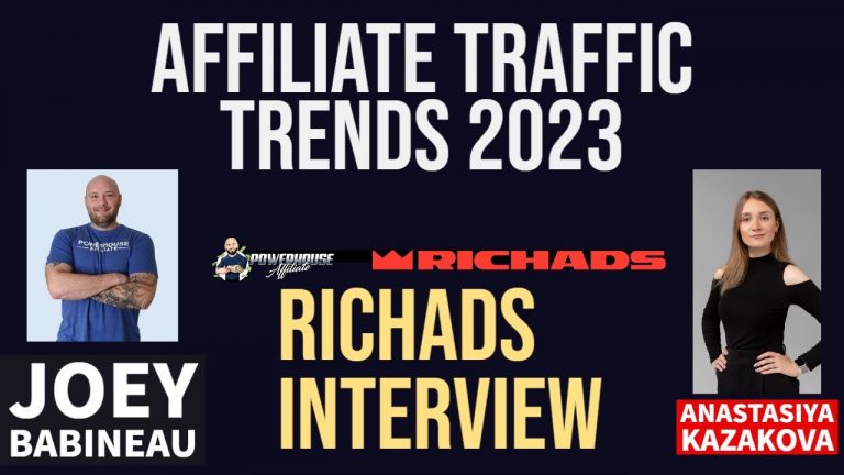 Affiliate Marketing 2023 – Traffic Trends With RichAds [Interview]