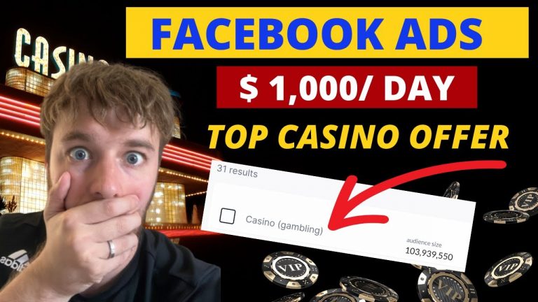 Earn Big with Affiliate Marketing: Promote Top Casino Offers on Facebook Ads