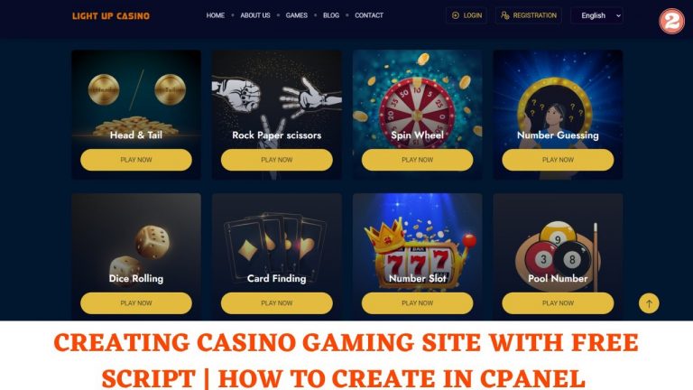 HOW TO CREATE YOUR CASINO GAMING WEBSITE | CASINO WEBSITE DEVELOPMENT COURSE CHAPTER 2 | FREE SCRIPT