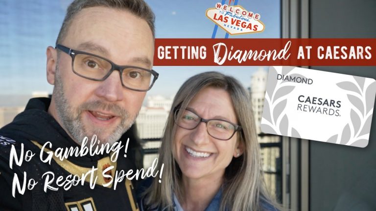 How We Got CAESARS DIAMOND Status without Resort Spend or Gambling! Las Vegas Vlog 2023