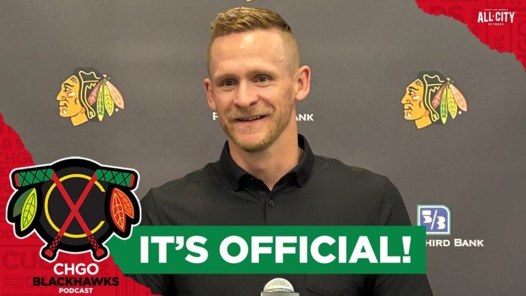 IT’S OFFICIAL! Corey Perry introduced by the Chicago Blackhawks | CHGO Blackhawks Podcast