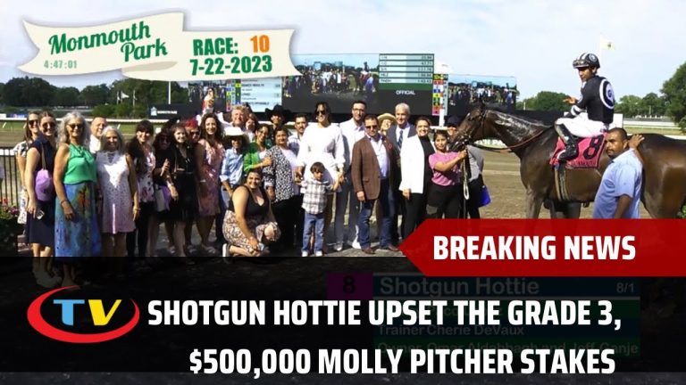 ShotGun Hottie Wins Grade 3 Molly Pitcher Stakes