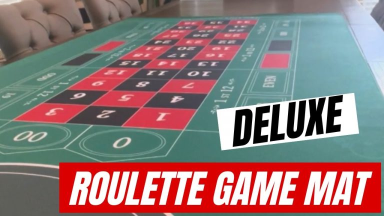 Professional Roulette Layout – Table Top Mat 60″ x 35″ – Deluxe Playing Mat for Casino or Game Night