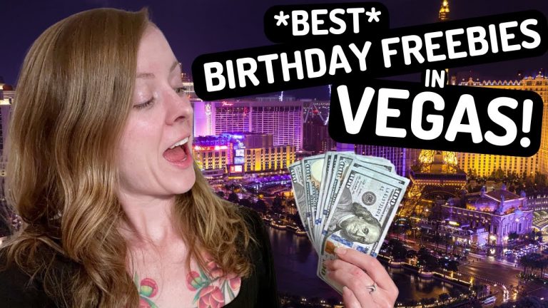 How To Get BIRTHDAY FREEBIES in LAS VEGAS