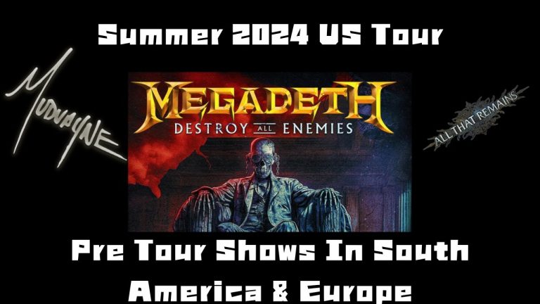 Megadeth’s ‘Destroy All Enemies’ Summer Tour 2024