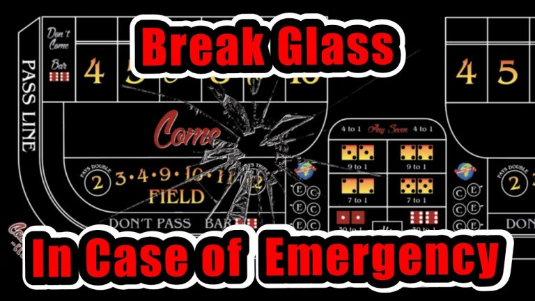 Use this Craps Strategy in Emergency!