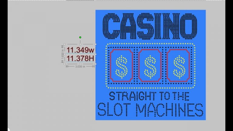 CASINO RHINESTONE TEMPLATE