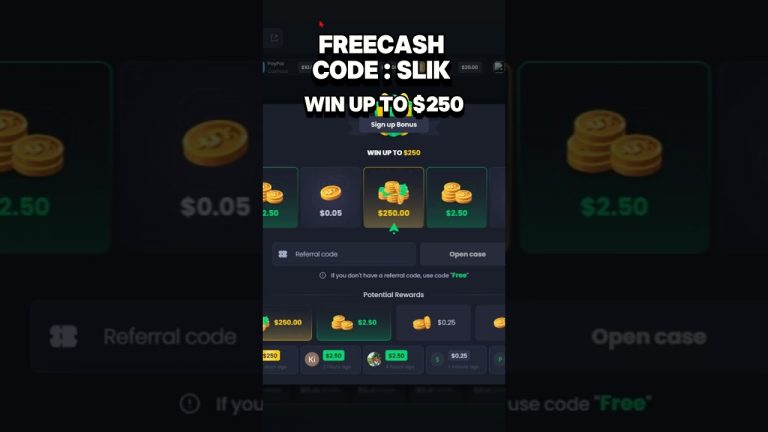 Freecash PROMO CODE 2024! | EARN UPTO $250 | freecash makemoneyonline