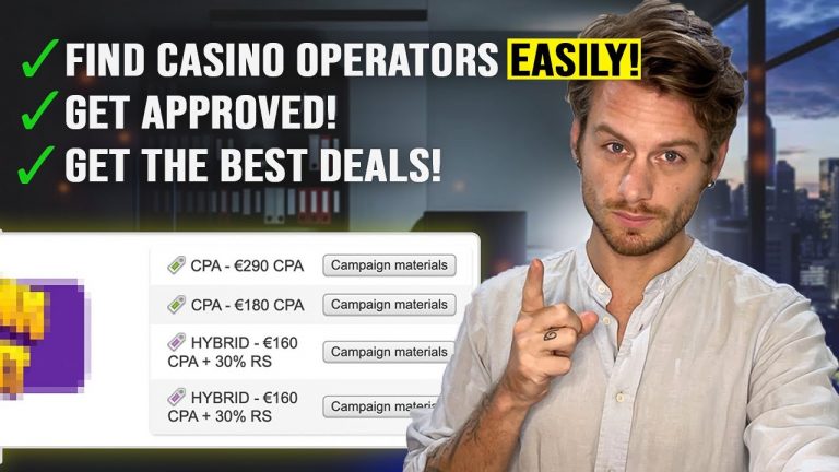 How To Find Casinos To Work With as a Casino Affiliate