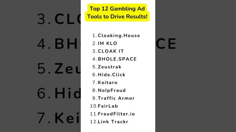 Boost Your Gambling Ads by 10x with These 12 Secret Tools! casino gambling ppc